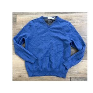 Calvin Klein Blue V-Neck Sweater Boys Medium